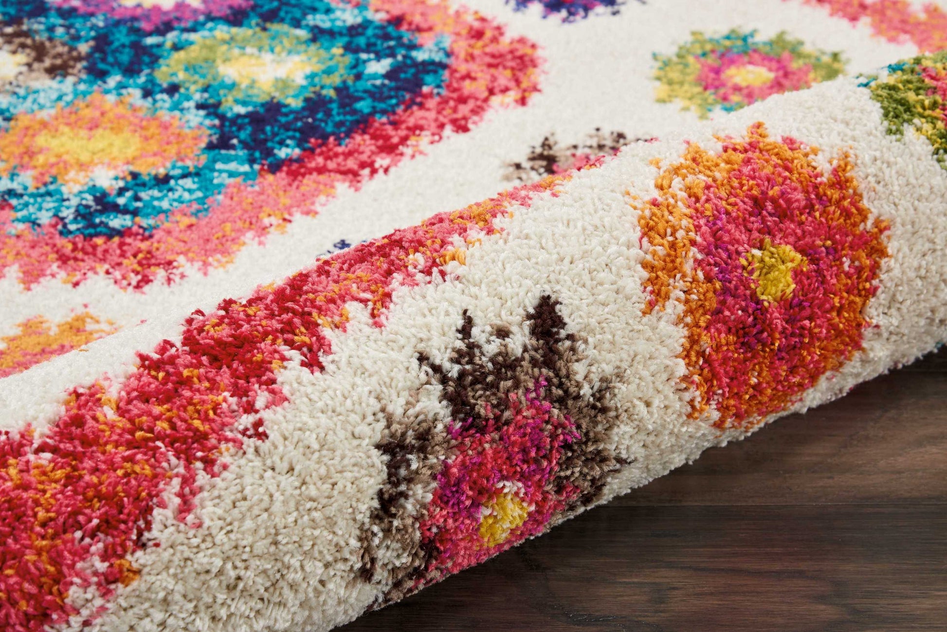 Nourison Home Nomad  Ivory Pink  Transitional