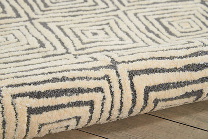 Nourison Home Deco Mod  Grey Ivory  Transitional
