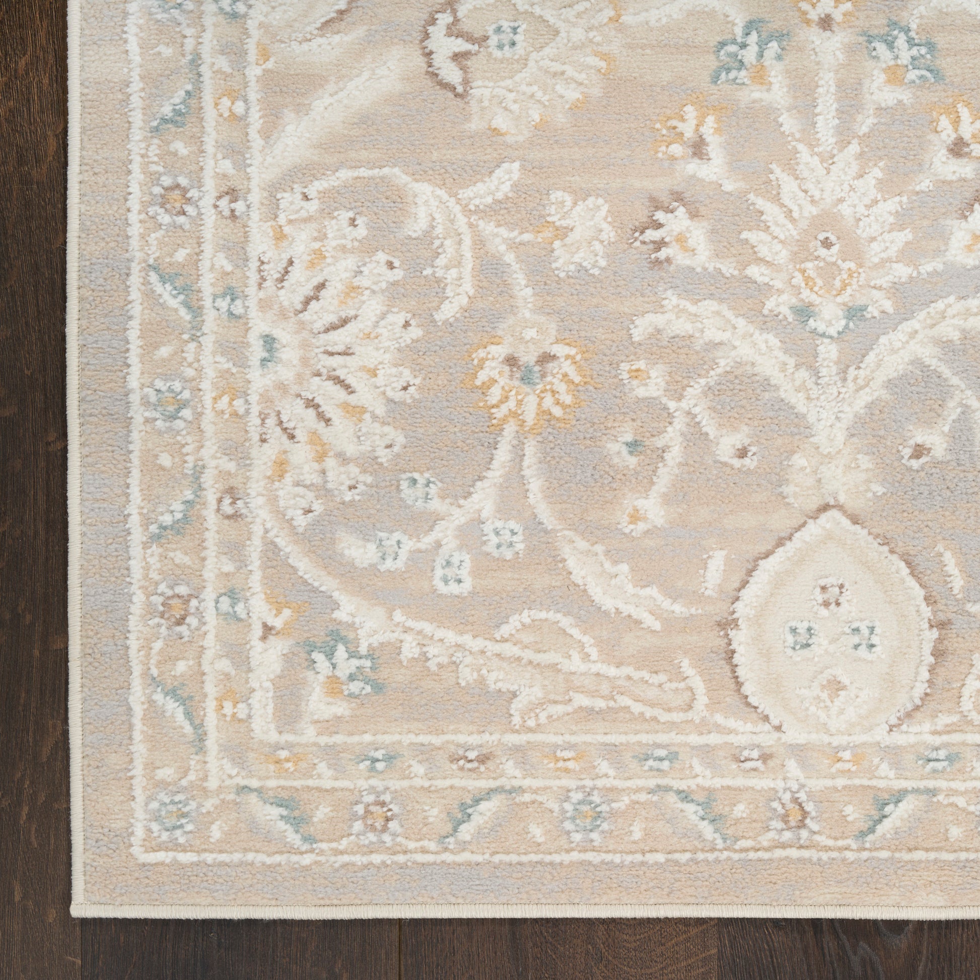 Nourison Home Isla  Light Grey  Traditional