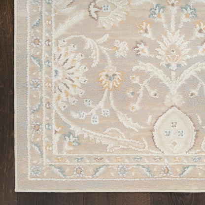 Nourison Home Isla  Light Grey  Traditional
