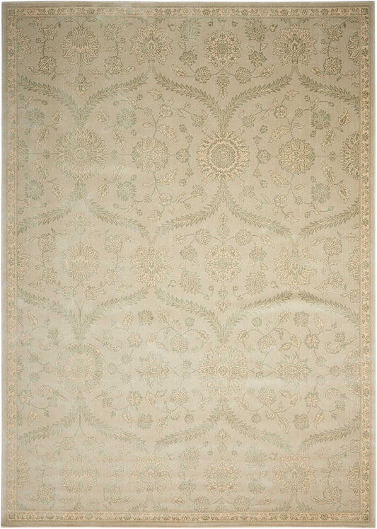 Nourison Home Luminance  Cream Mint  Transitional