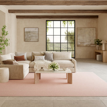 Nourison Home Natural Texture  Ivory Rose  Contemporary