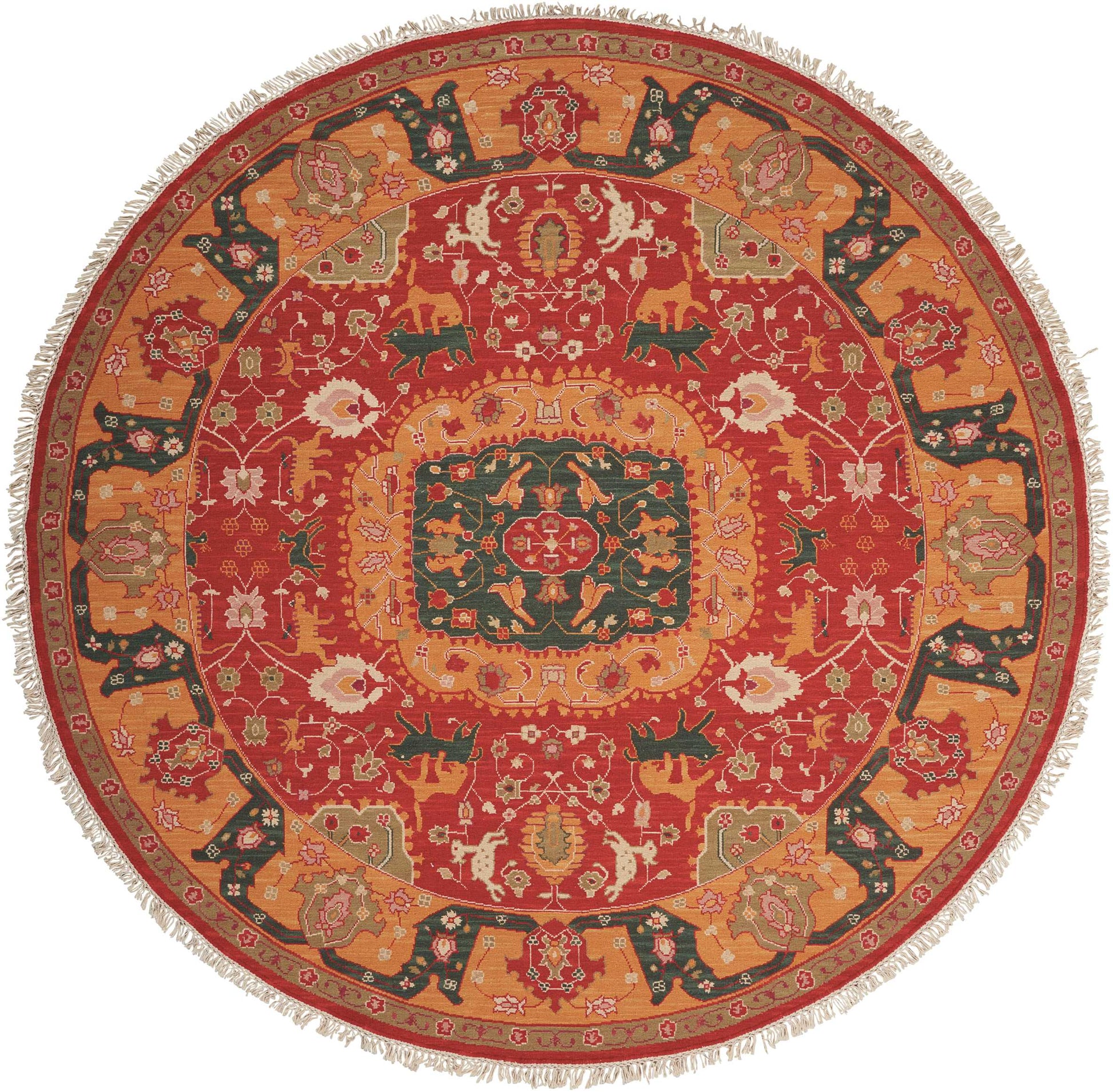 Nourison Home Nourmak  Red  Traditional