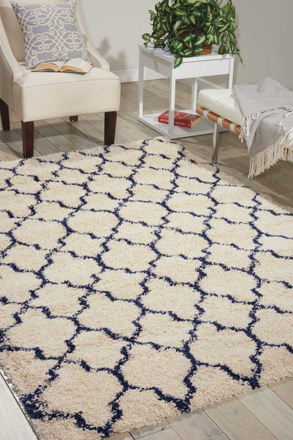 Nourison Home Amore  Ivory Blue  Contemporary