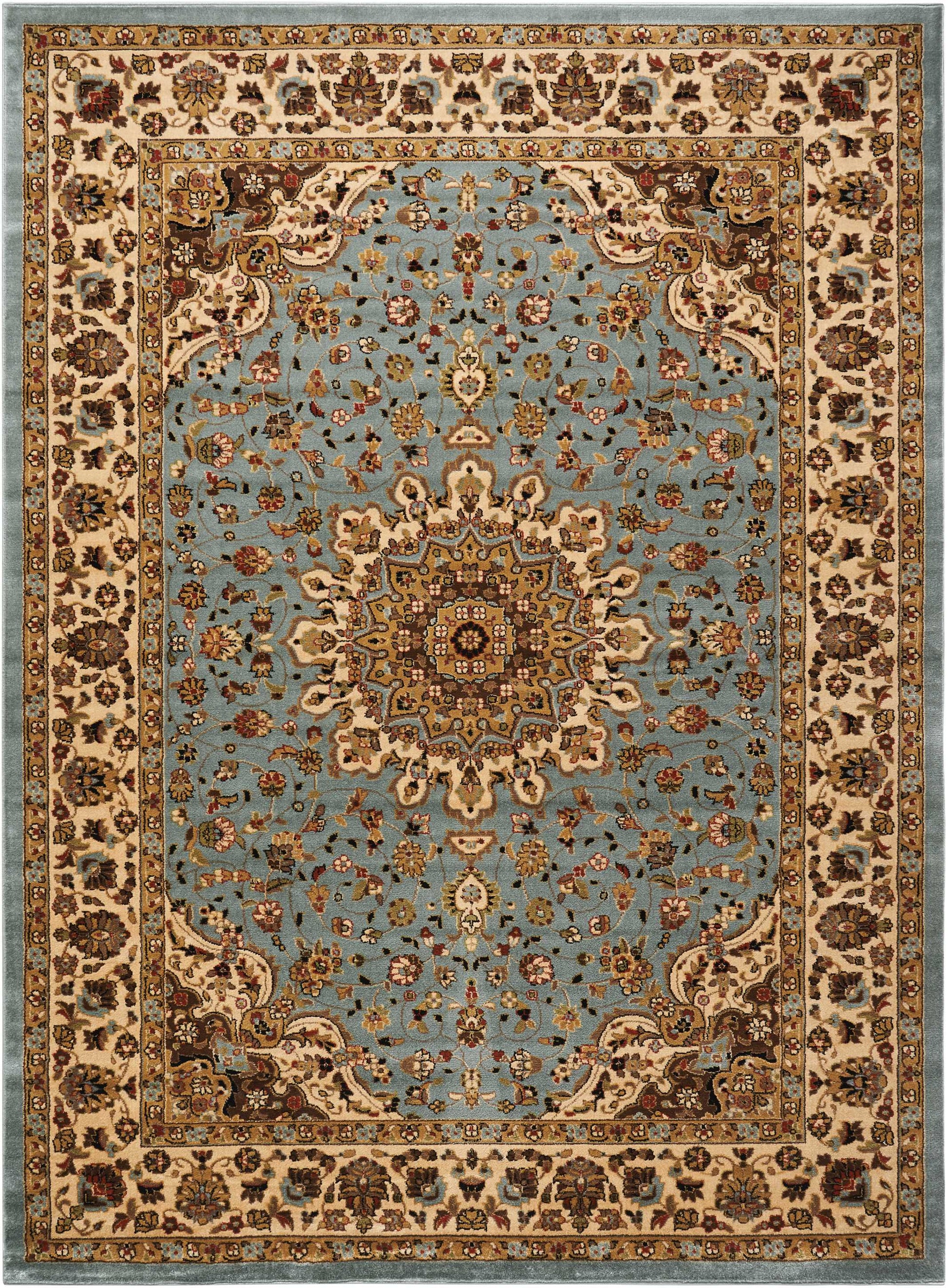 Nourison Home Delano  Blue  Traditional