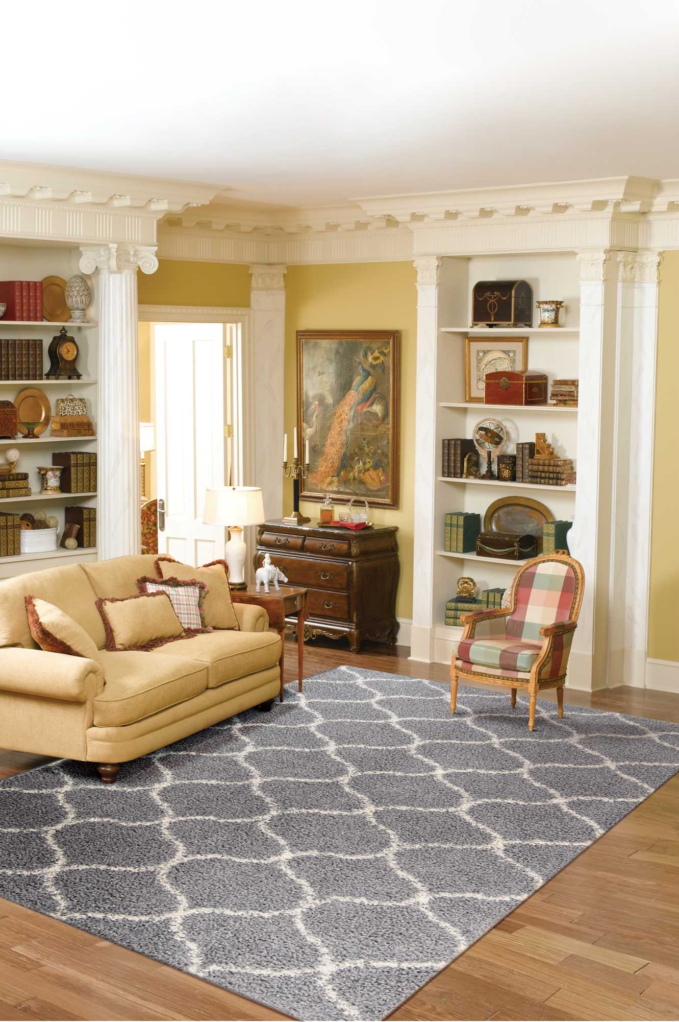 Nourison Home Windsor  Silver  Transitional