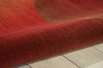 Nourison Home Radiant Arts  Ruby  Contemporary
