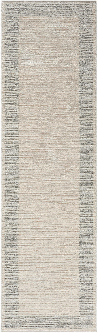 Nourison Home Andes AND05 Ivory Grey Contemporary Power-loomed Rugs