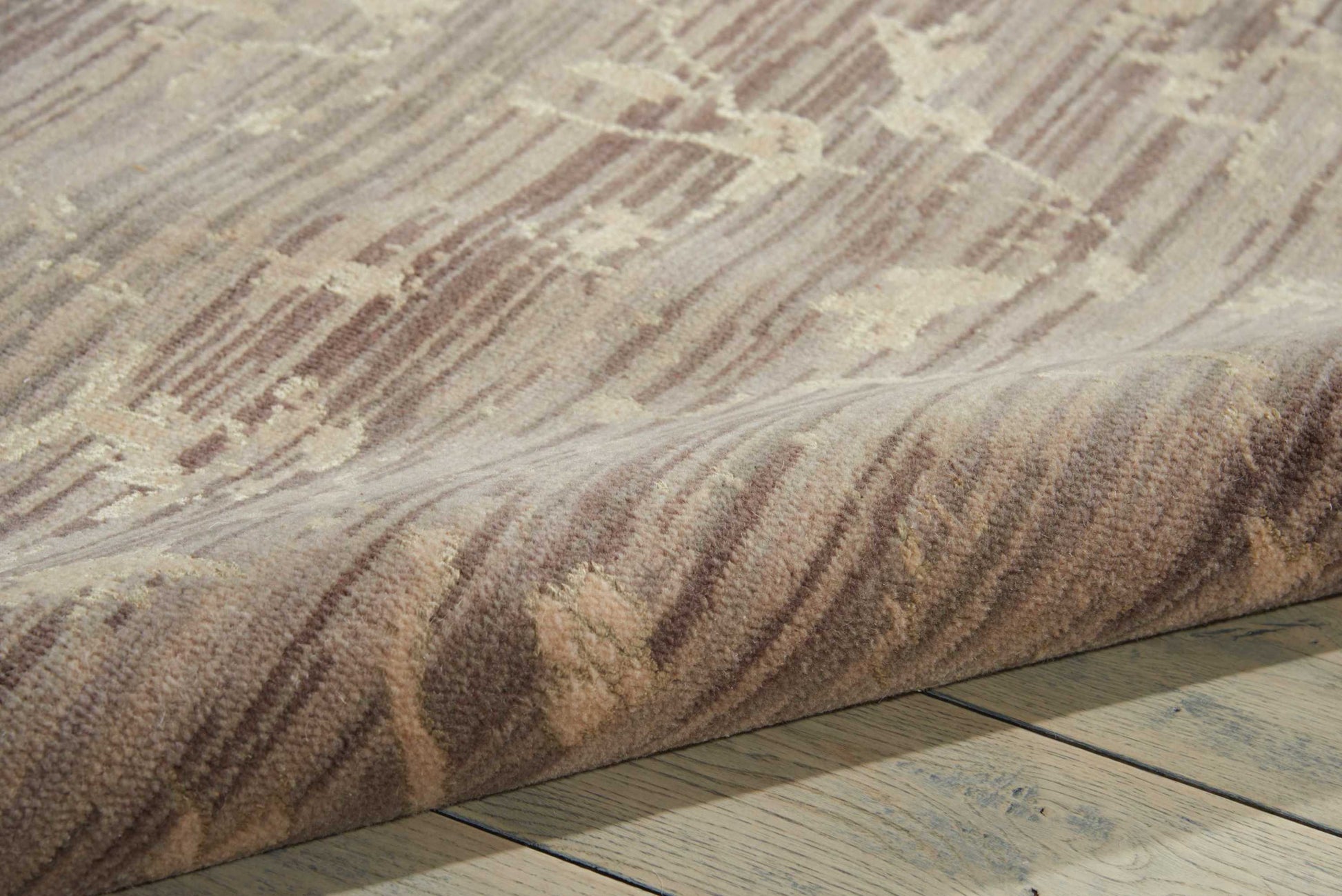 Nourison Home Silk Elements  Taupe  Traditional