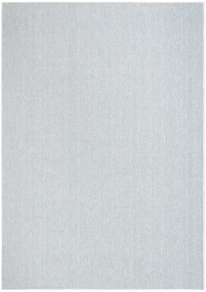 Nourison Home Natural Texture NTX01 Ivory Blue Contemporary Power-loomed Rug