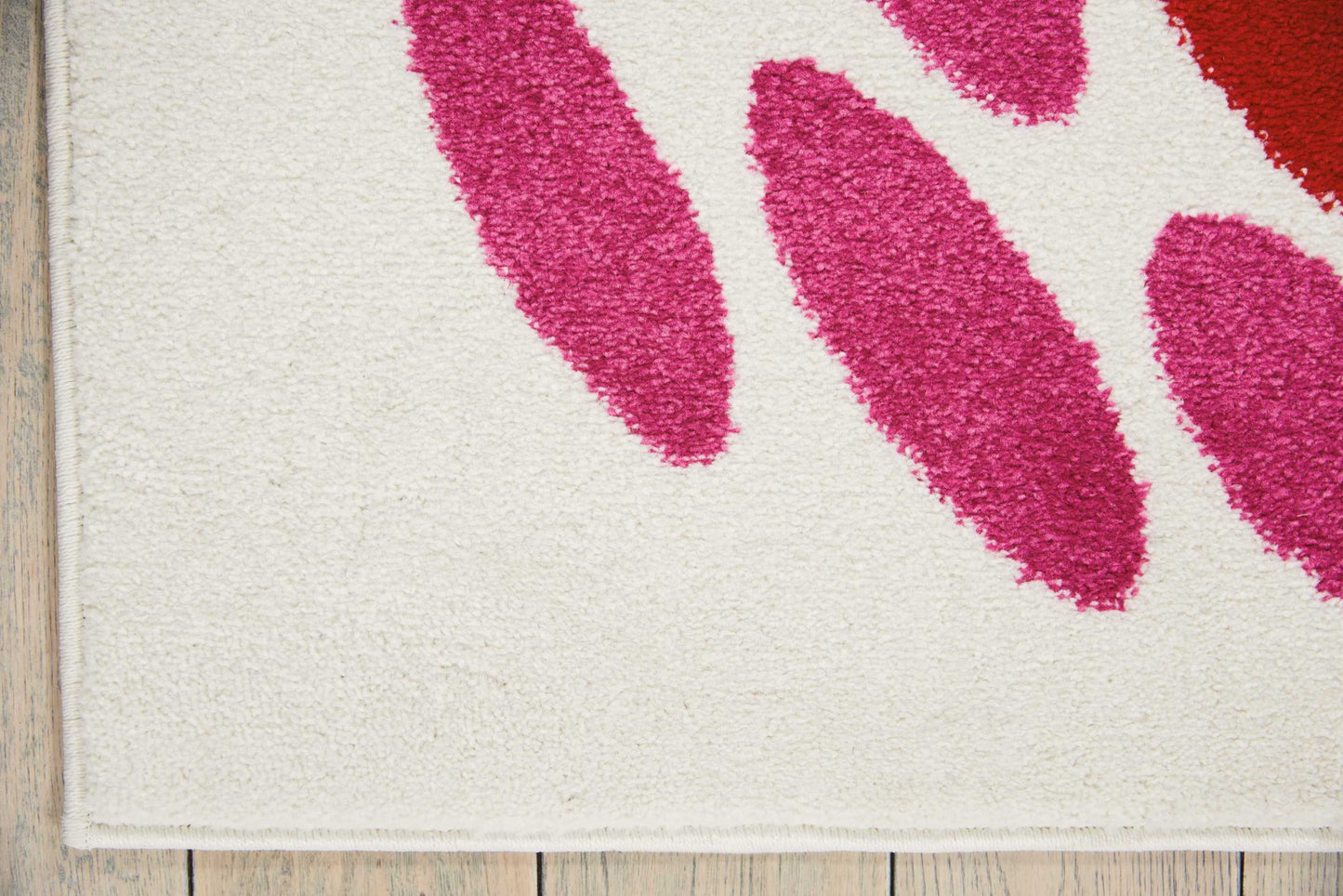 Nourison Home Oakdale  White Multicolor  Contemporary