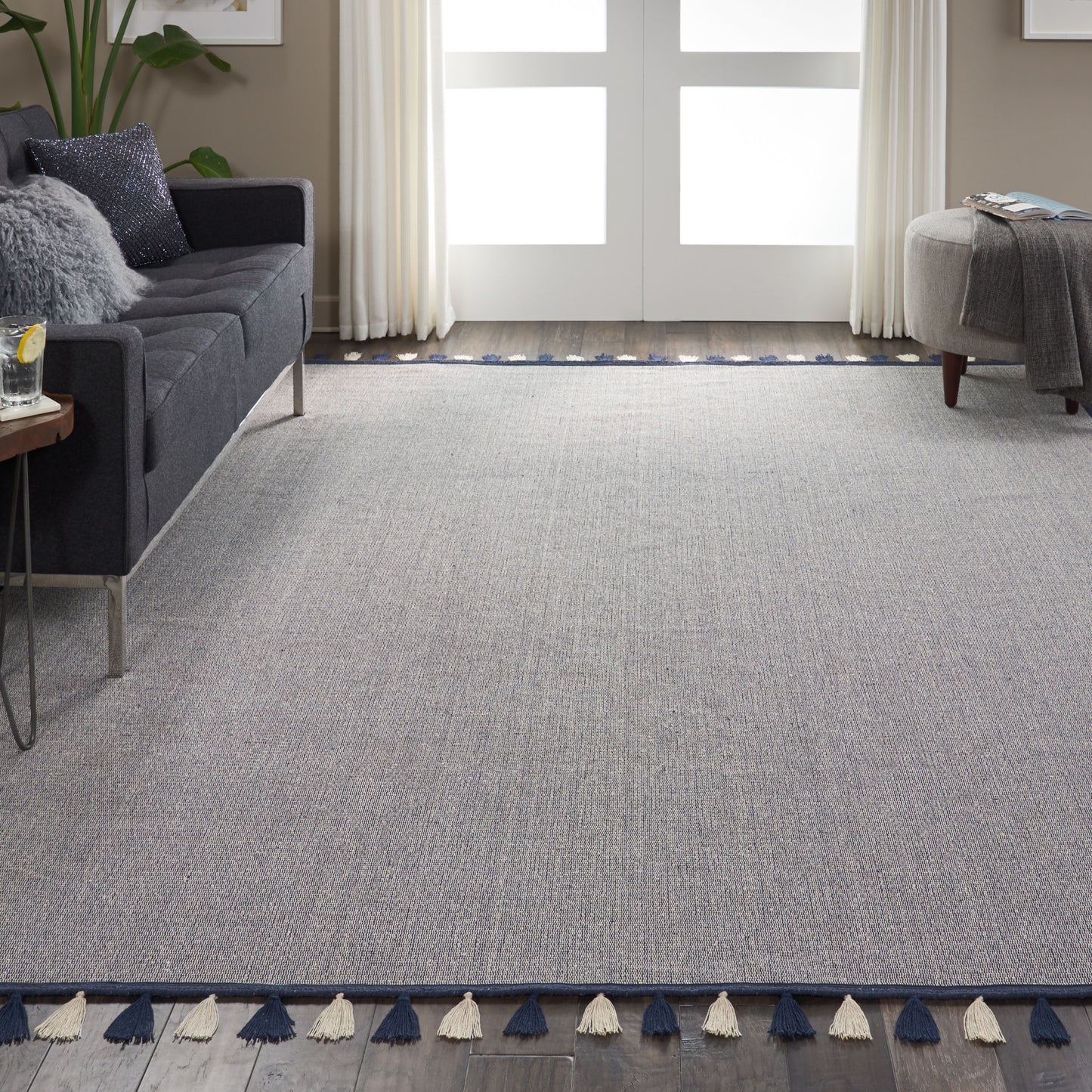 Nourison Home Otto  Navy  Contemporary