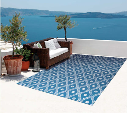 Nourison Home Home & Garden  Navy  Transitional