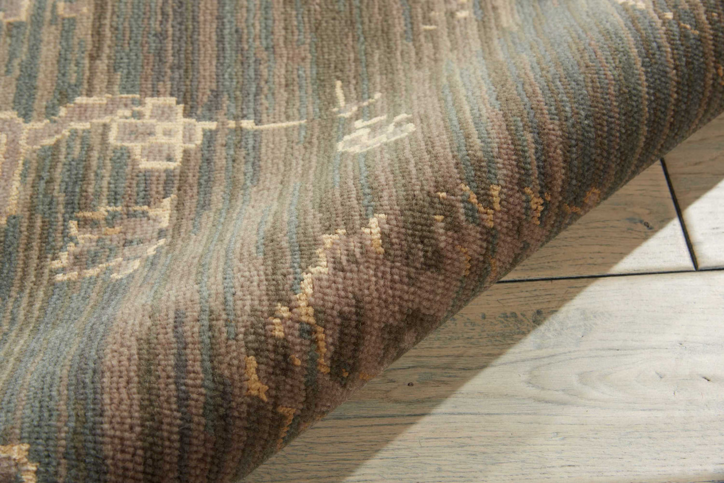 Nourison Home Silk Elements  Azure  Traditional