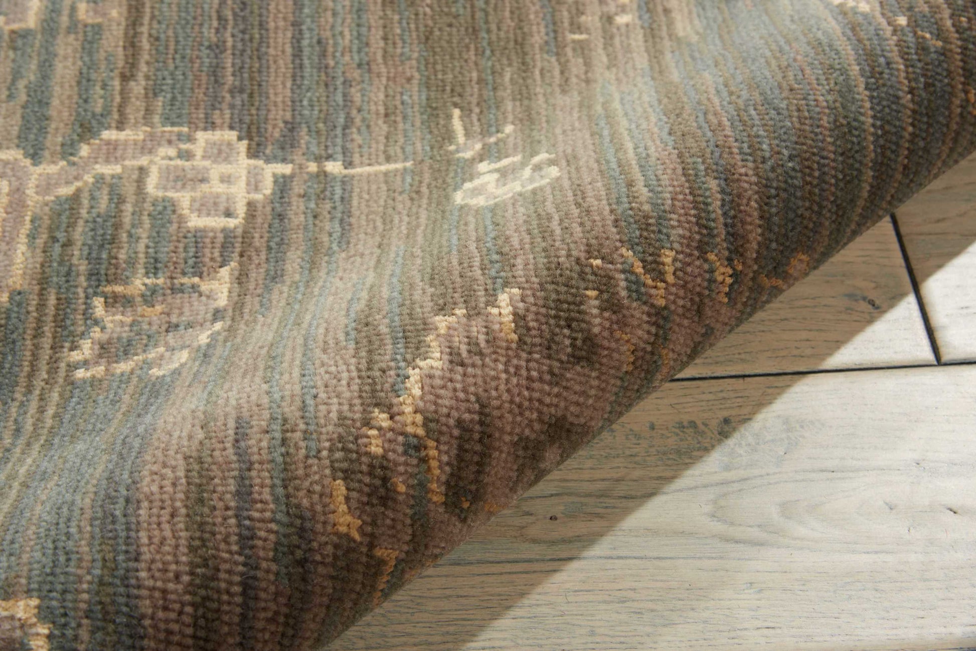 Nourison Home Silk Elements  Azure  Traditional