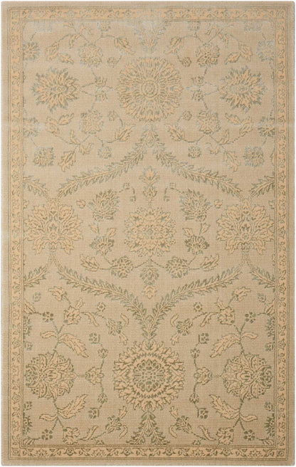 Nourison Home Luminance LUM04 Cream Mint Transitional Loomed Rug