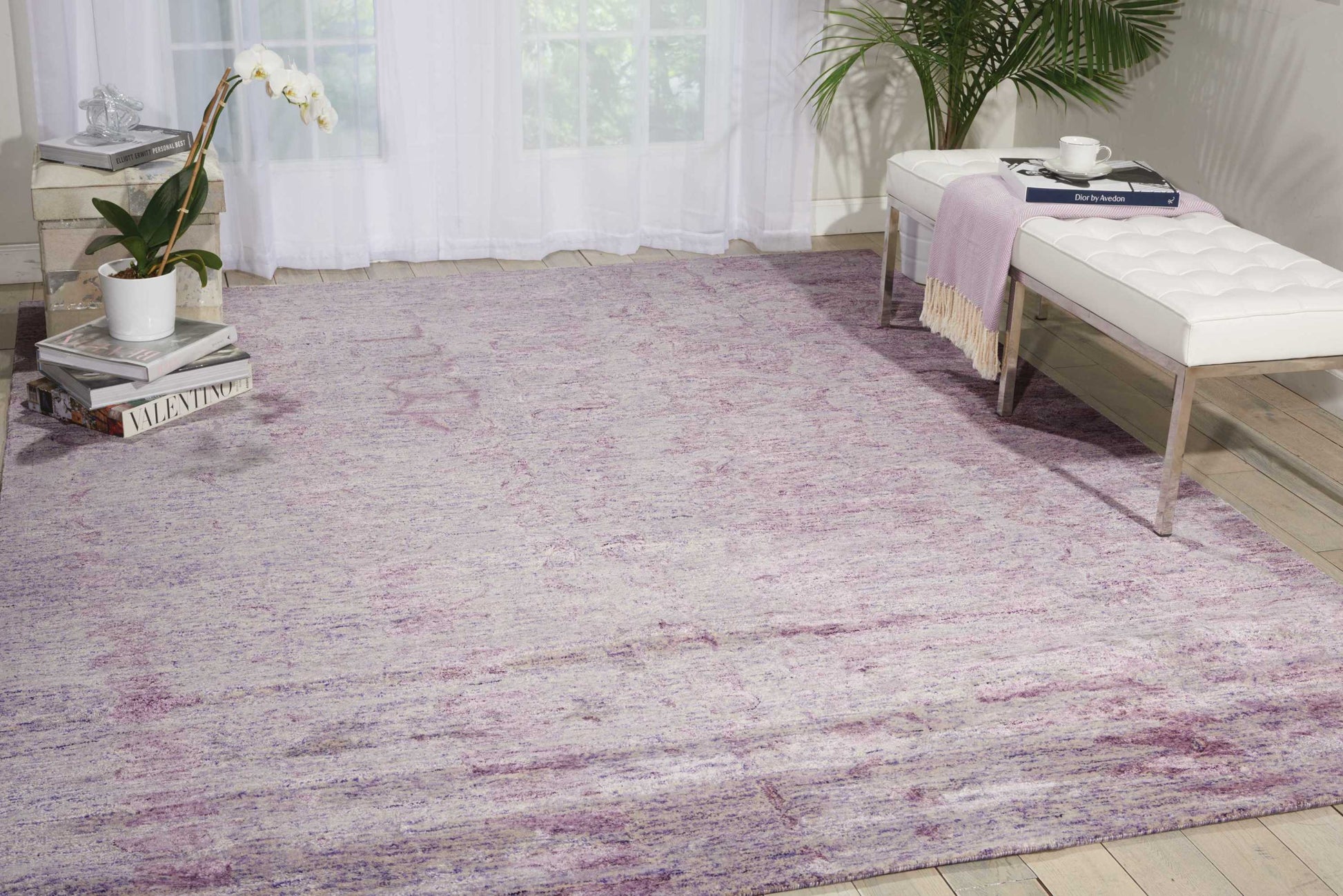 Nourison Home Gemstone  Amethyst  Contemporary