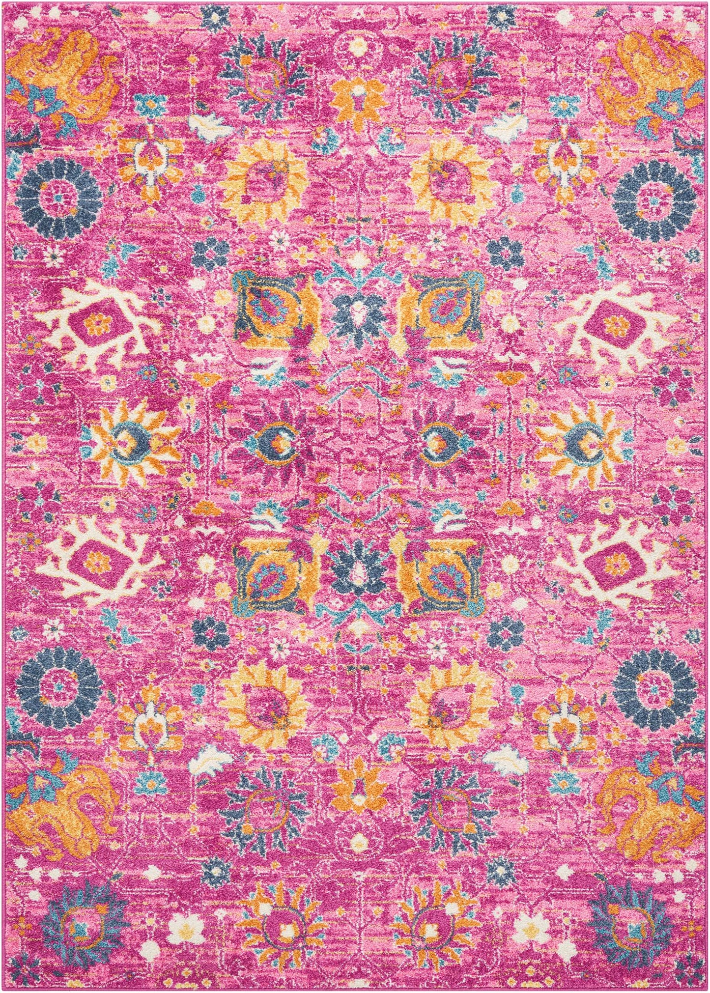 Nourison Home Passion PSN01 Fuchsia Transitional Power-loomed Rugs