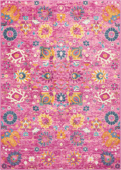 Nourison Home Passion PSN01 Fuchsia Transitional Power-loomed Rugs