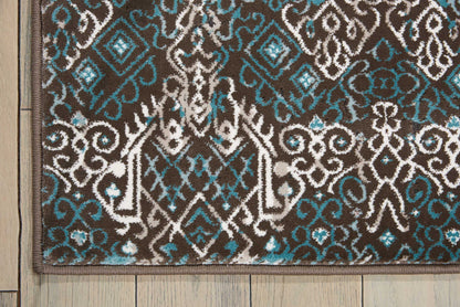 Nourison Home Karma  Blue  Transitional