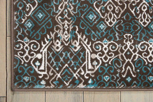 Nourison Home Karma  Blue  Transitional