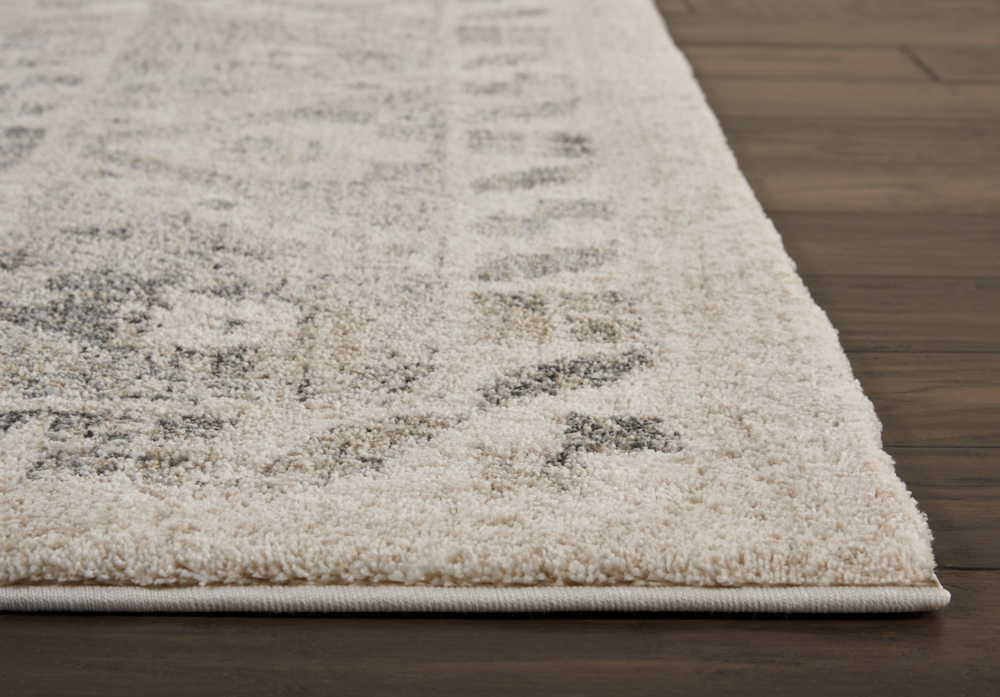 Nourison Home Fusion  Cream Grey  Transitional