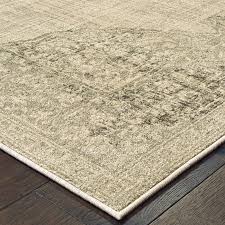 Oriental Weavers RALEIGH 099D5 Ivory Grey Traditional Power-Loomed Rug