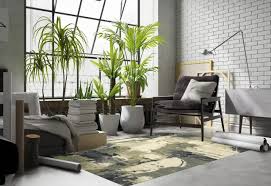 Oriental Weavers SENECA SE11A Blue Green Contemporary Power-Loomed Rug