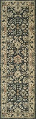 Oriental Weavers Raleigh 8026P Navy Ivory Traditional Power-Loomed Rug