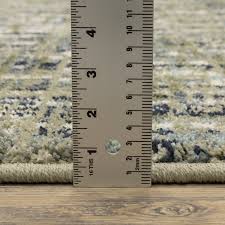 Oriental Weavers SENECA SE01A Beige Green Casual Power-Loomed Rug