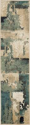 Oriental Weavers Evandale 9854A Beige Blue Contemporary Machinemade Rug