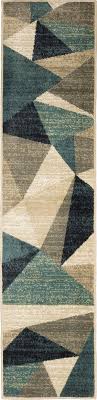 Oriental Weavers Evandale 9841B Grey Blue Casual Machinemade Rug