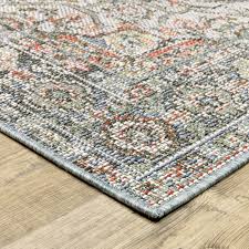 Oriental Weavers Cyprus 429Q4 Grey Multi Traditional Power-Loomed Rug