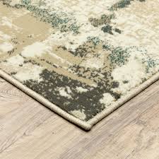 Oriental Weavers Evandale 9854A Beige Blue Contemporary Machinemade Rug