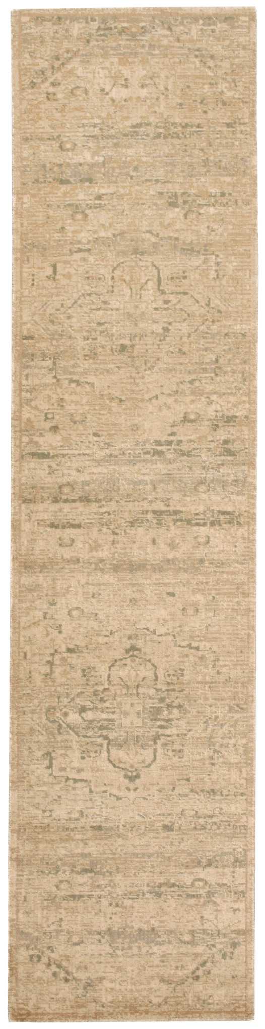Nourison Home Silk Elements SKE14 Sand Traditional Loomed Rug