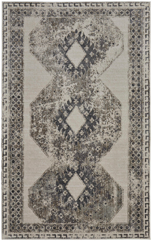 Feizy Rugs Kano 39LJF Ivory Transitional/Classic/Bohemian   Rug