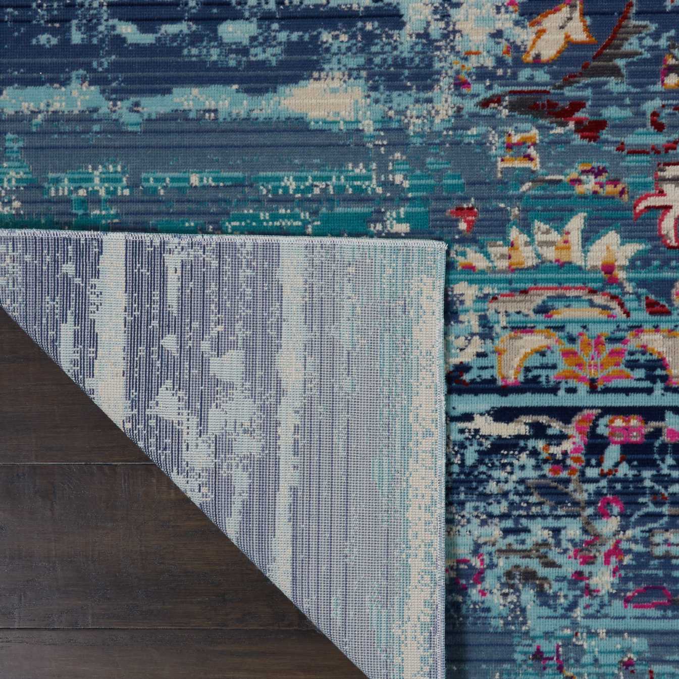 Nourison Home Vintage Kashan  Blue  Traditional