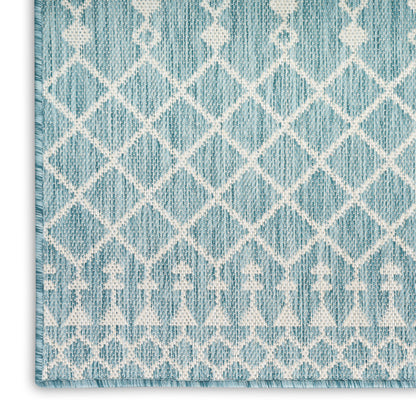 Nourison Home Positano  Aqua  Contemporary