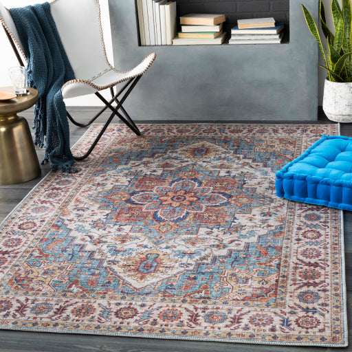 Surya Iris IRS-2301 Dark Blue Traditional  Rug