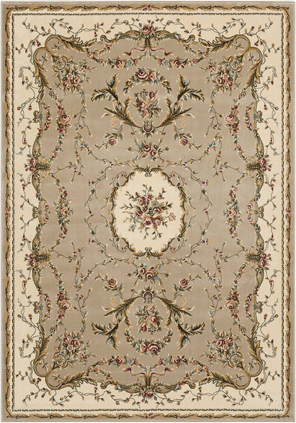 Nourison Home Bordeaux  Cream  Traditional