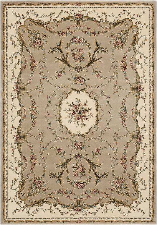 Nourison Home Bordeaux  Cream  Traditional