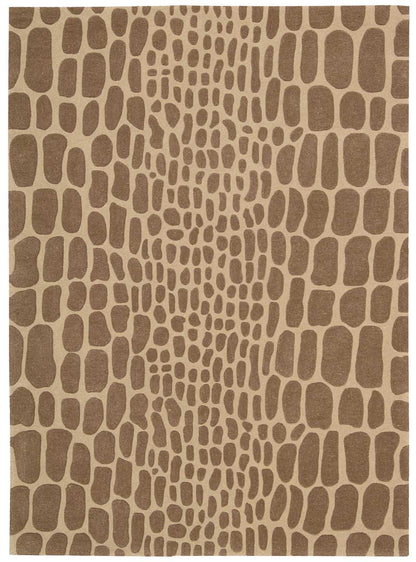 Michael Amini Zambiana MA403 Beige Contemporary Tufted Rug
