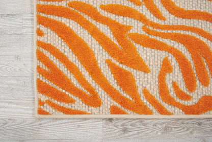 Nourison Home Aloha  Orange  Contemporary