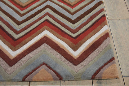 Nourison Home Contour  Multicolor  Contemporary