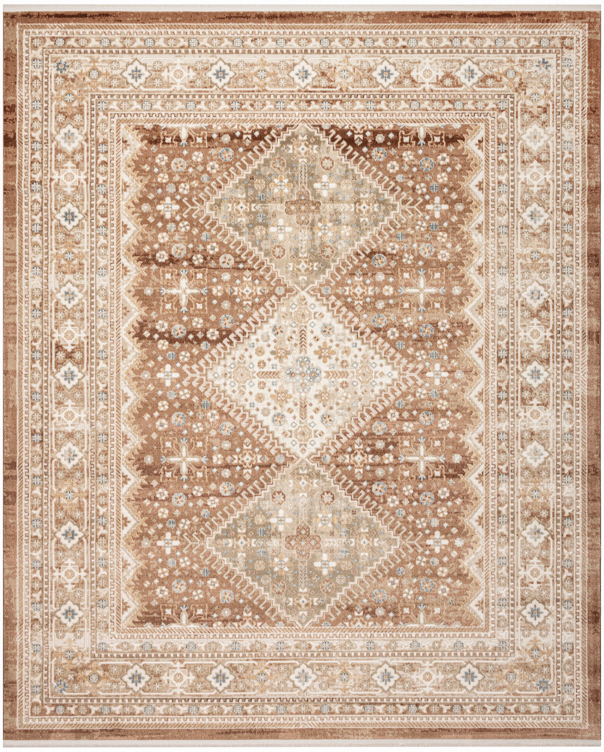 Nourison Home Pardis  Rust  Traditional