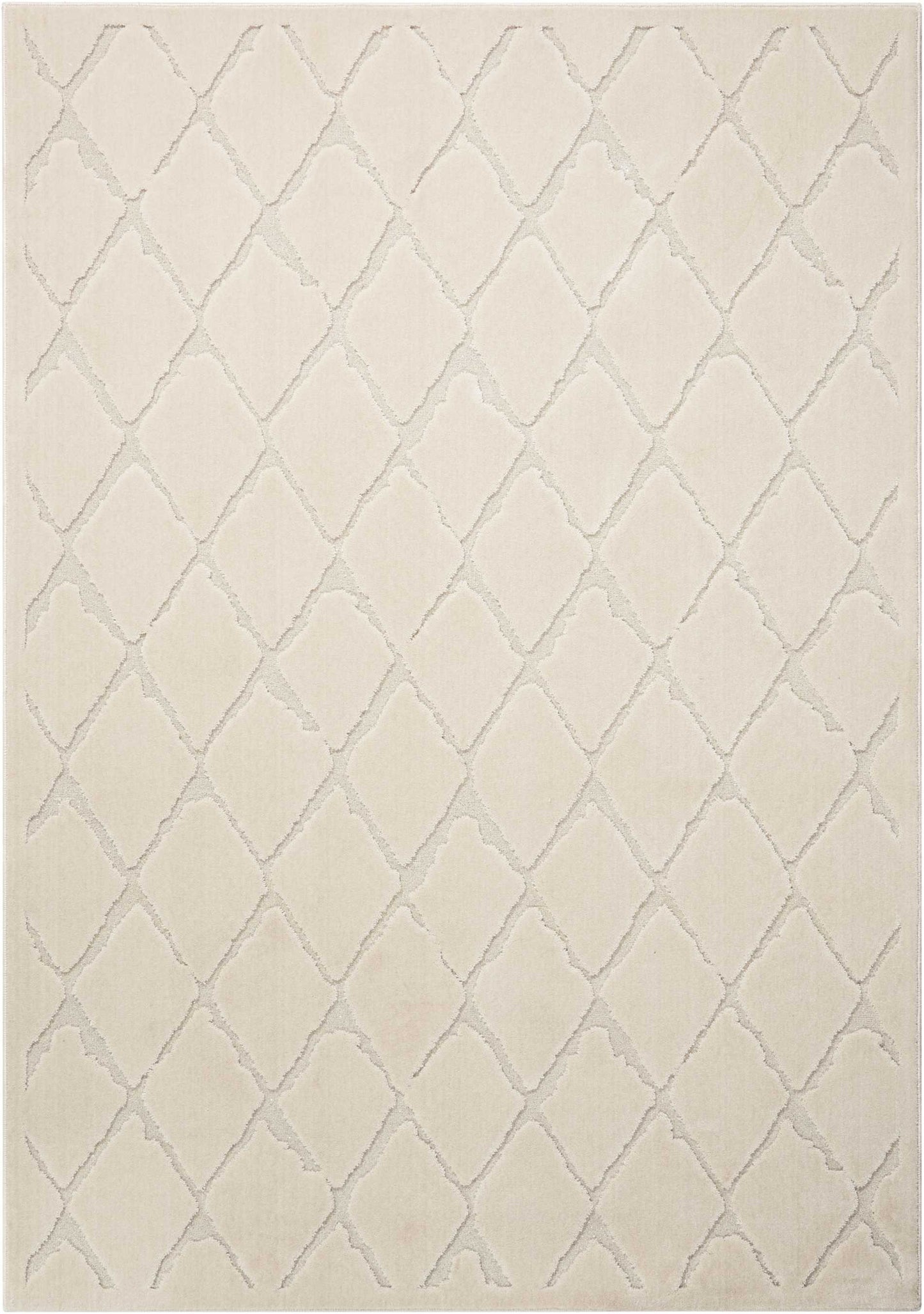 Michael Amini Gleam MA601 Ivory Contemporary Power-loomed Rug
