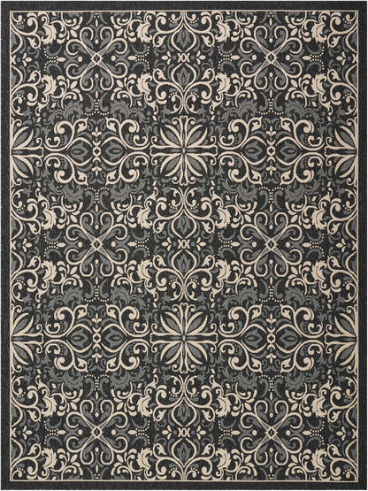 Nourison Home Caribbean  Charcoal  Transitional