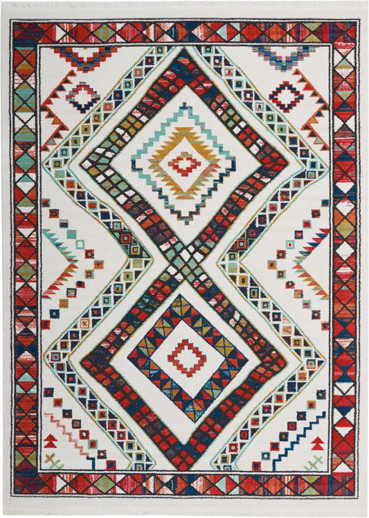 Nourison Home South Western  White  Transitional