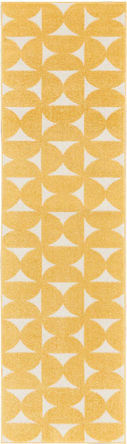 Nourison Home Harper DS301 Yellow Contemporary Power-loomed Rug