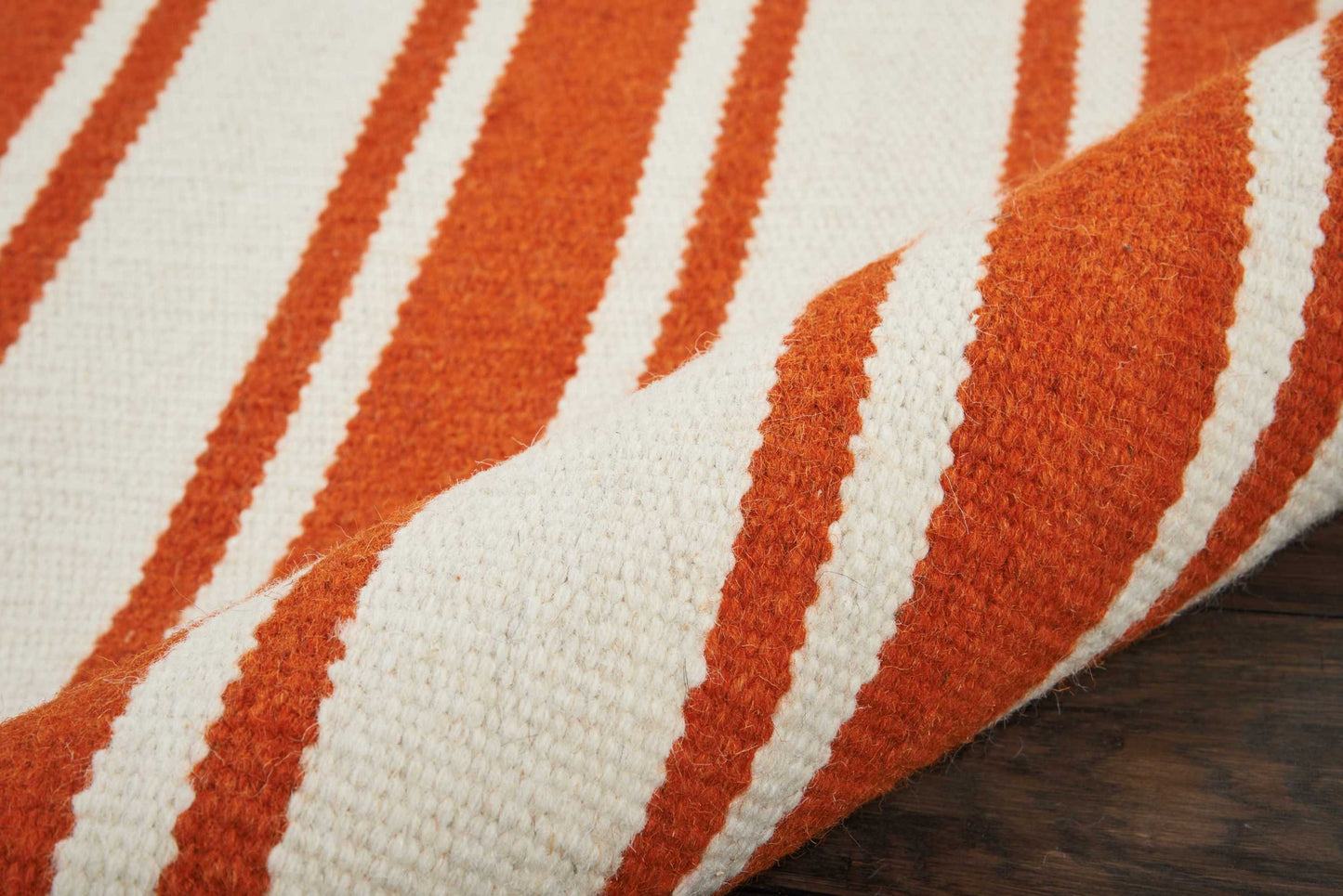 Nourison Home Rio Vista  Ivory Orange  Contemporary
